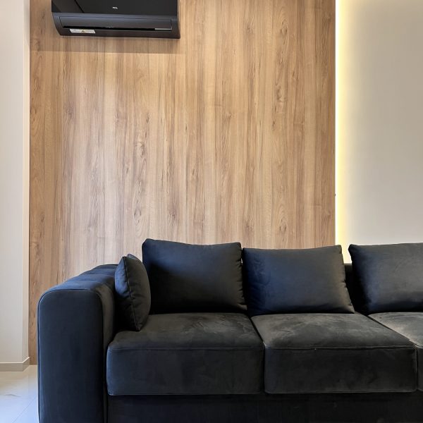 mobila living neagra